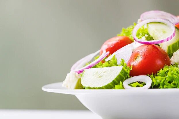 Salads from vegetables or fruits have a positive effect on the potency of men