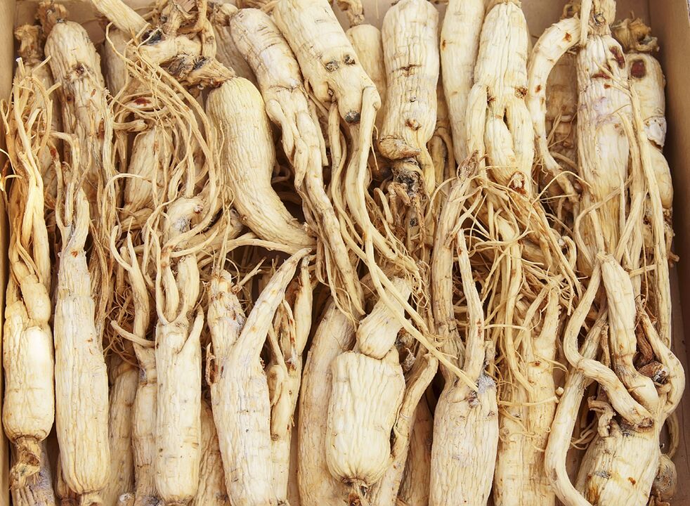 On the basis of ginseng root, you can prepare a potency-enhancing decoction